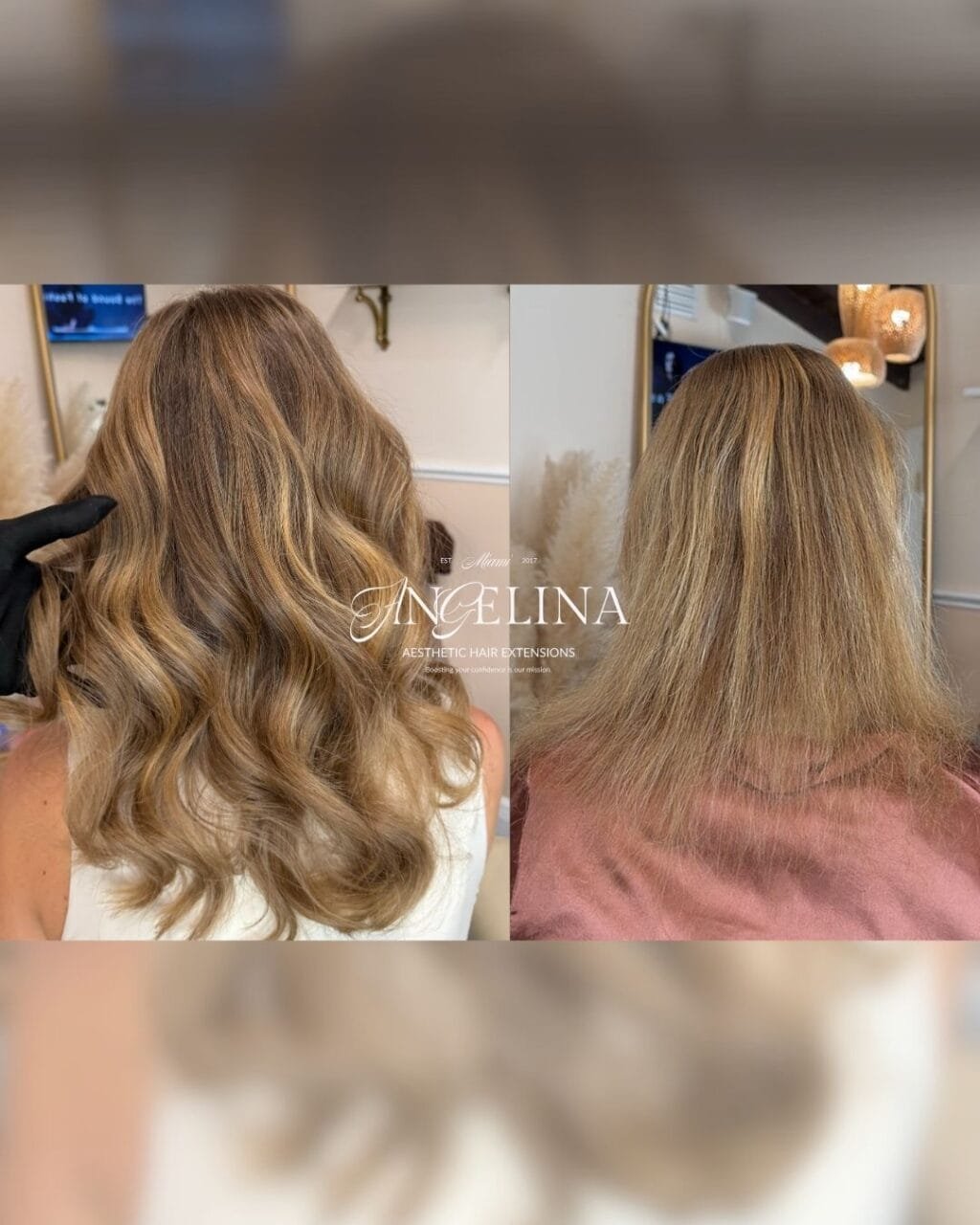 hair extensions result